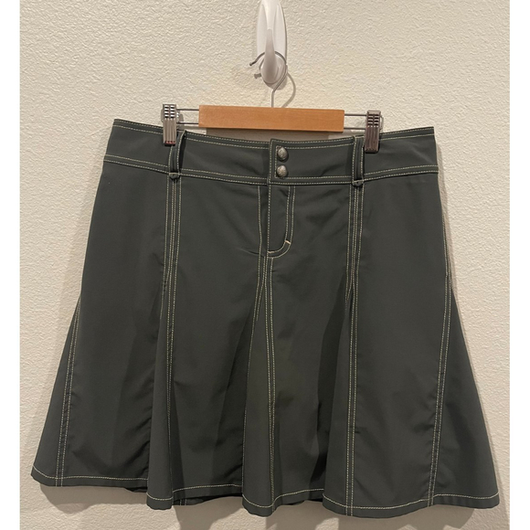 ATHLETA Activewear Grey Mini Skirt - Picture 1 of 5